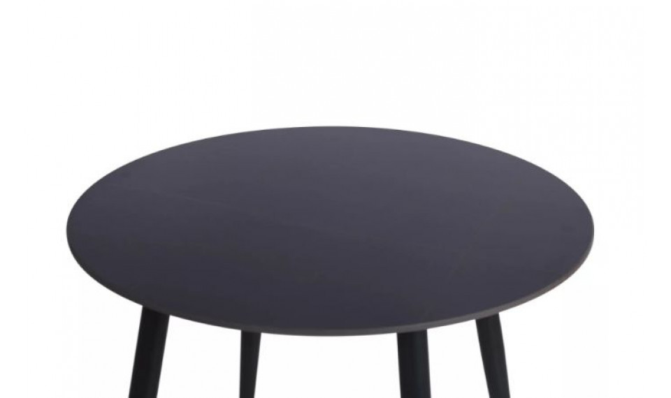 Round dining table IDEAL ceramic white marble/black 100cm | Tables | ZIPhome.ee image 3