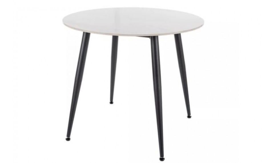 Round dining table RION white marble 90 cm | Tables | ZIPhome.ee image 1