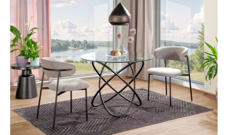 Round dining table ORBIT 100 cm gold | Tables | ZIPhome.ee image 2