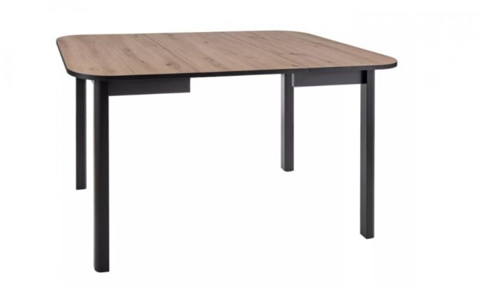 Pikendatav söögilaud DANTE 2 tamm artisan/must 90-130x90 cm | Lauad | ZIPhome.ee изображение 1