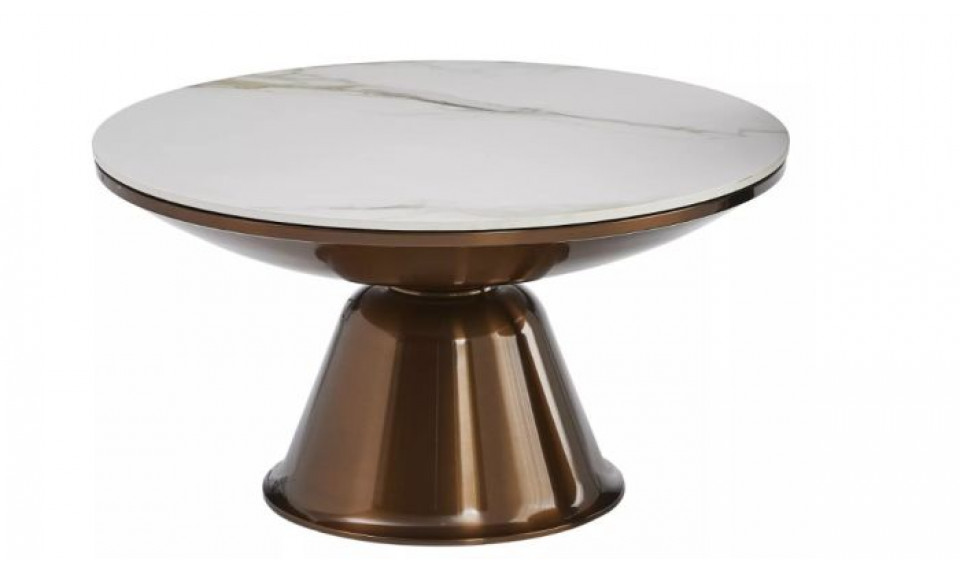 Sohvapöytäsetti VERA valkoinen/kupari 2kpl | Kahvipöydät | ZIPhome.ee kuva 3