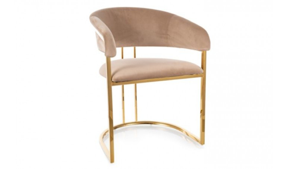 Chair TULIPE velvet Bluvel 28/gold | Chairs | ZIPhome.ee image 1