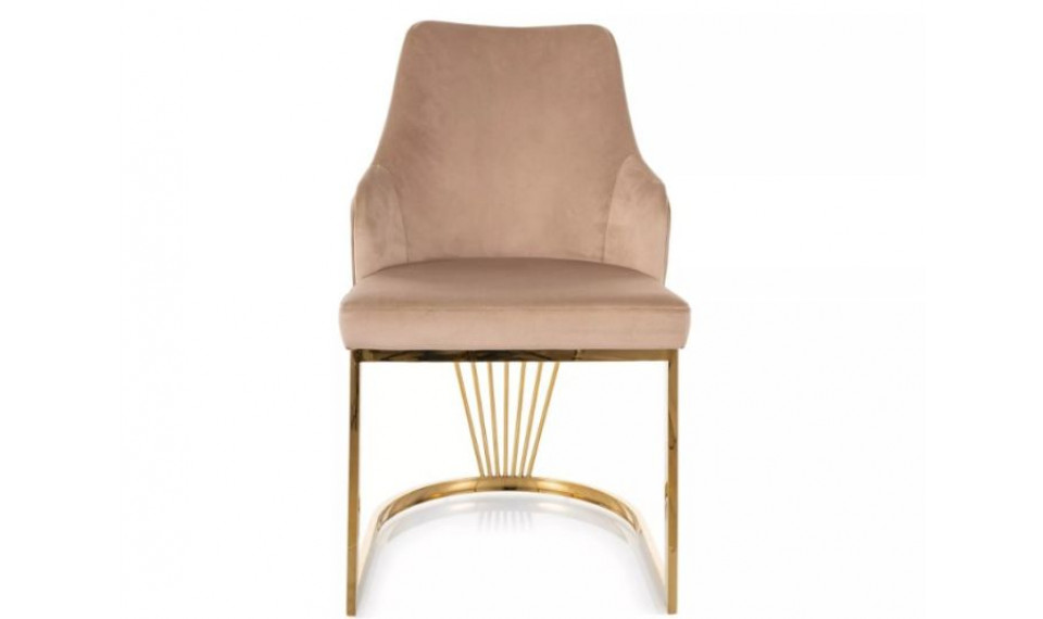 Chair ALURE velvet Bluvel 28/gold | Chairs | ZIPhome.ee image 3