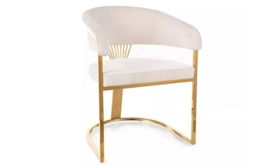 Chair CROWN velvet Bluvel 22/gold | Chairs | ZIPhome.ee image 1