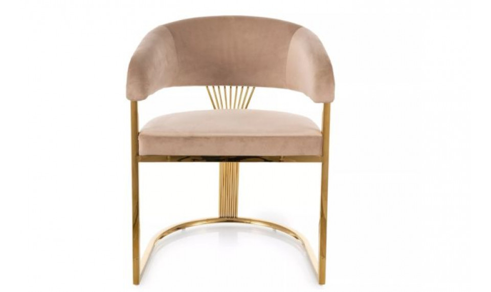 Chair CROWN velvet Bluvel 28/gold | Chairs | ZIPhome.ee image 3