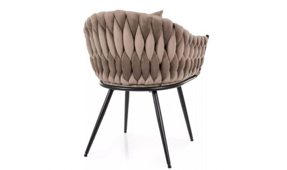 Chair NUVO velvet Bluvel 40 dark beige | Chairs | ZIPhome.ee image 2