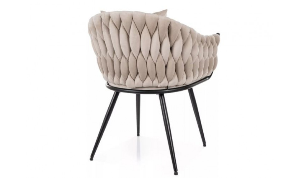 Chair NUVO velvet Bluvel 30 light beige | Chairs | ZIPhome.ee image 2