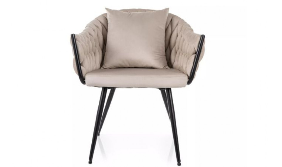 Chair NUVO velvet Bluvel 30 light beige | Chairs | ZIPhome.ee image 3