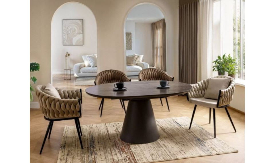 Chair NUVO velvet Bluvel 30 light beige | Chairs | ZIPhome.ee image 4