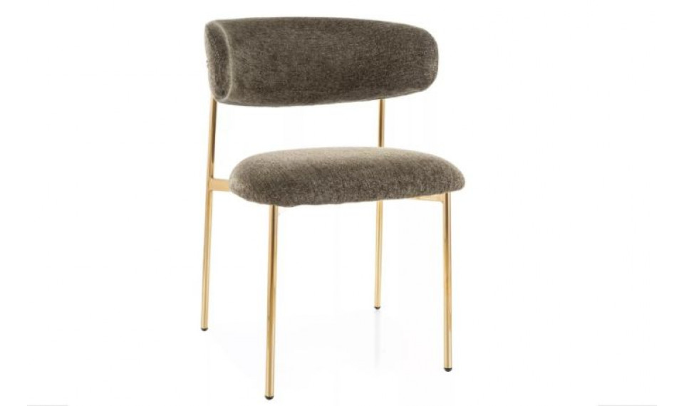 Chair ELTON Raven 78 olive green/gold | Chairs | ZIPhome.ee image 1