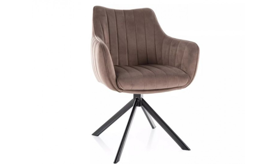 Azalia Velvet cappuccino chair | Chairs | ZIPhome.ee image 1