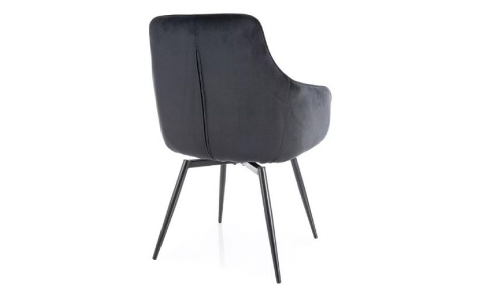 Pöörlev tool MARLO velvet Bluvel 19 must | Toolid ja tugitoolid | ZIPhome.ee pilt 2