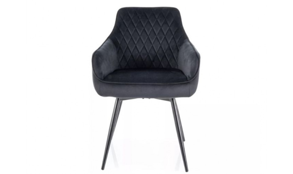 Pöörlev tool MARLO velvet Bluvel 19 must | Toolid ja tugitoolid | ZIPhome.ee pilt 3