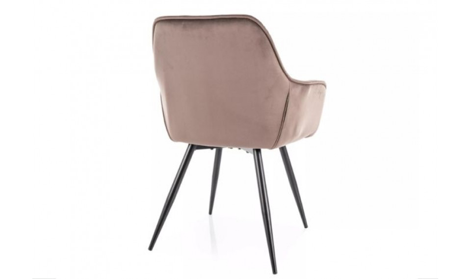 Cherry velvet cappucino 38 chair | Chairs | ZIPhome.ee image 2