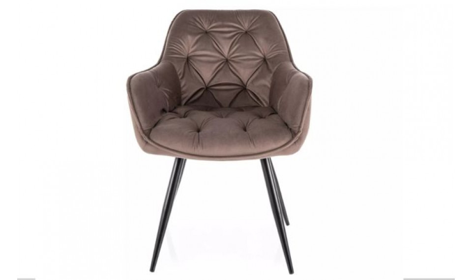 Cherry velvet cappucino 38 chair | Chairs | ZIPhome.ee image 3