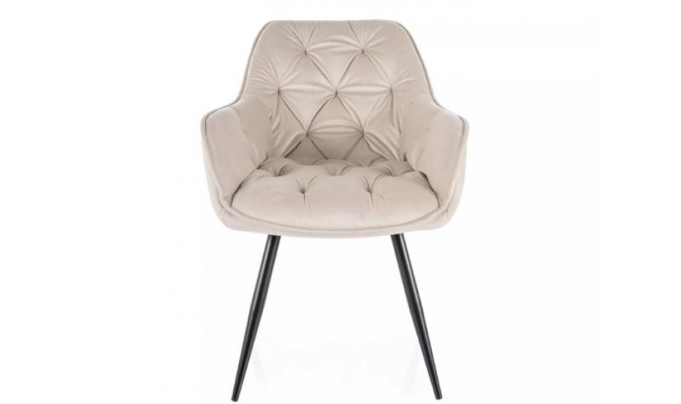 Chair CHERRY velvet Bluvel 30 light beige | Chairs | ZIPhome.ee image 3