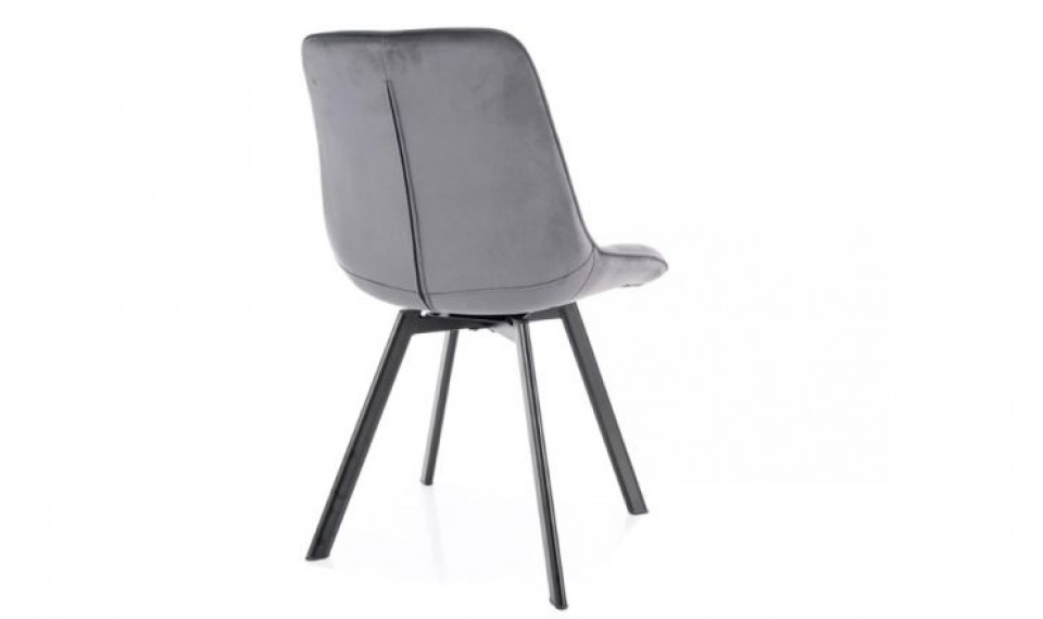 Dining chair MONTI velvet Bluvel 14 grey | Chairs | ZIPhome.ee image 2