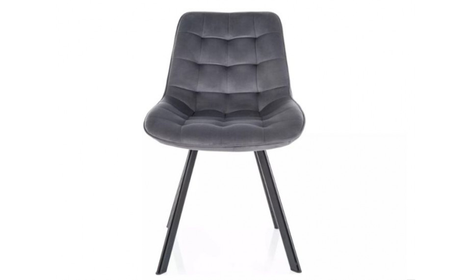 Dining chair MONTI velvet Bluvel 14 grey | Chairs | ZIPhome.ee image 3