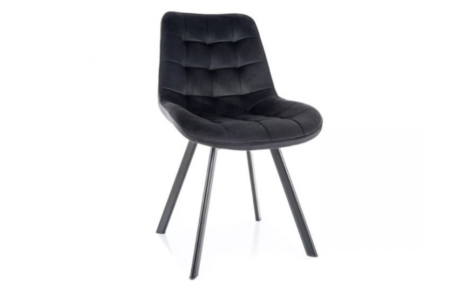 Dining chair MONTI velvet Bluvel 19 black | Chairs | ZIPhome.ee image 1