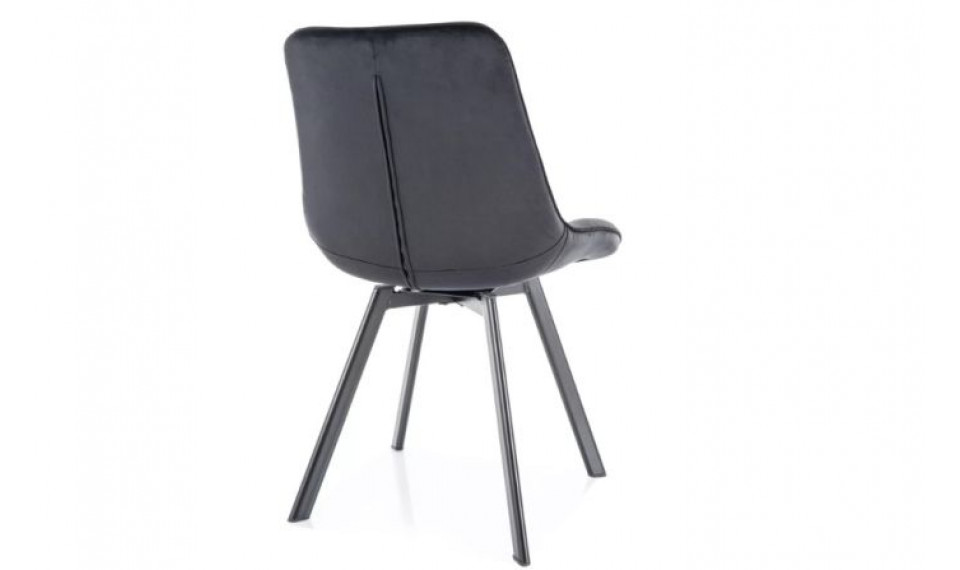 Dining chair MONTI velvet Bluvel 19 black | Chairs | ZIPhome.ee image 2