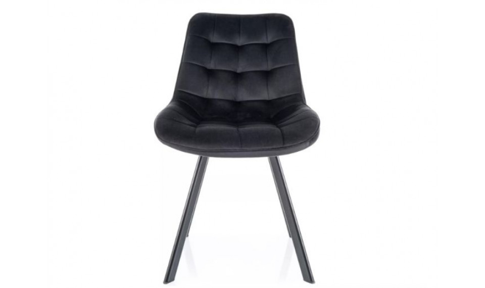 Dining chair MONTI velvet Bluvel 19 black | Chairs | ZIPhome.ee image 3