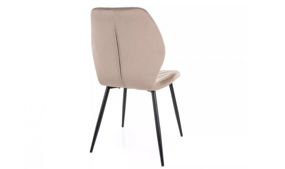 Dining chair MIKE velvet Bluvel 40 dark beige | Chairs | ZIPhome.ee image 2