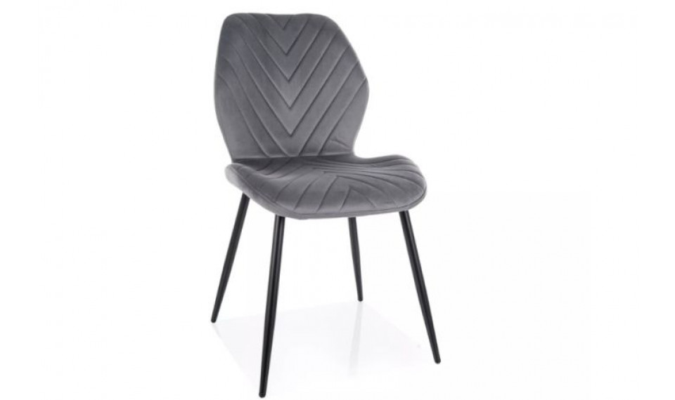 Dining chair MIKE velvet Bluvel 14 grey | Chairs | ZIPhome.ee image 1