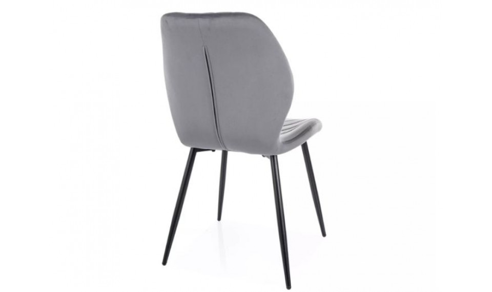 Dining chair MIKE velvet Bluvel 14 grey | Chairs | ZIPhome.ee image 2