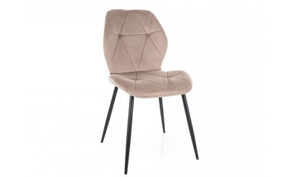 Dining chair RICK velvet Bluvel 40 dark beige | Chairs | ZIPhome.ee image 1