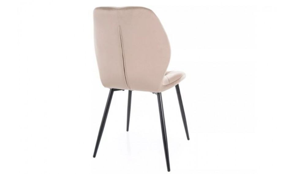 Dining chair RICK velvet Bluvel 40 dark beige | Chairs | ZIPhome.ee image 2