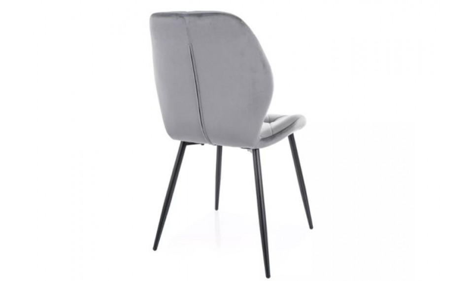 Dining chair RICK velvet Bluvel 14 grey | Chairs | ZIPhome.ee image 2