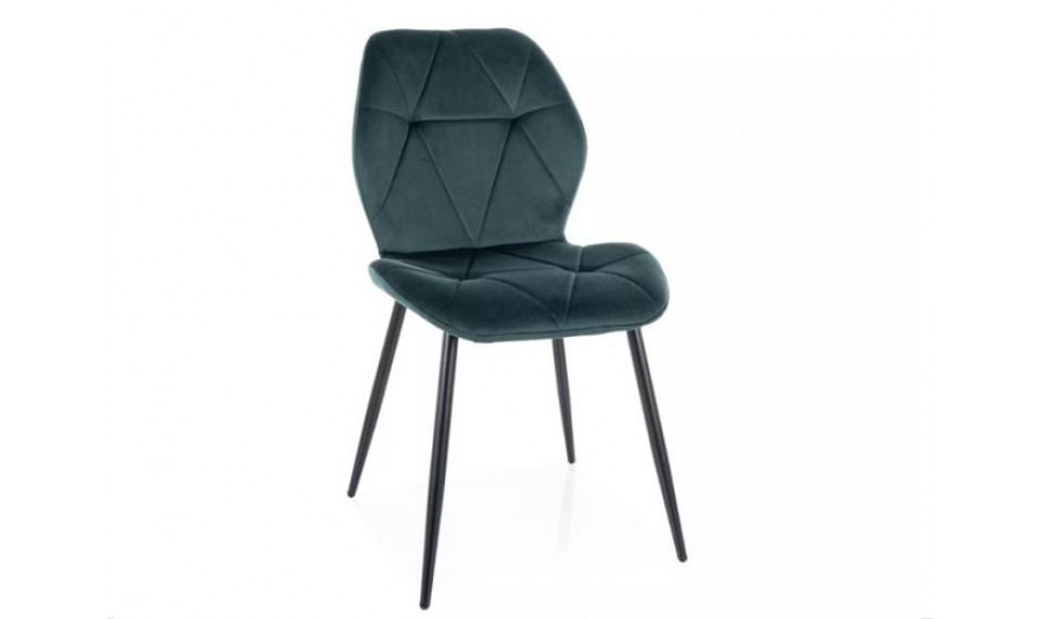 Dining chair RICK velvet Bluvel 78 green | Chairs | ZIPhome.ee image 1