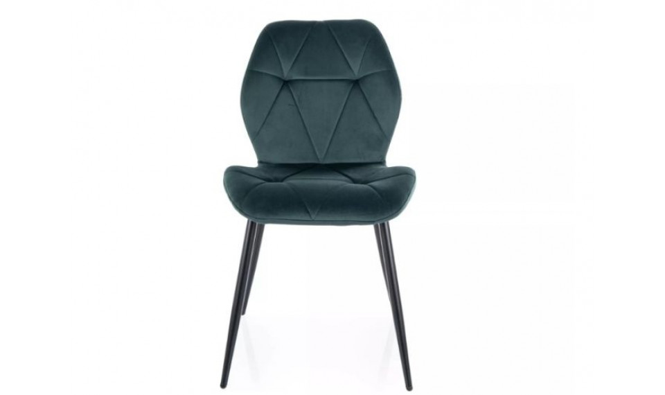 Dining chair RICK velvet Bluvel 78 green | Chairs | ZIPhome.ee image 3