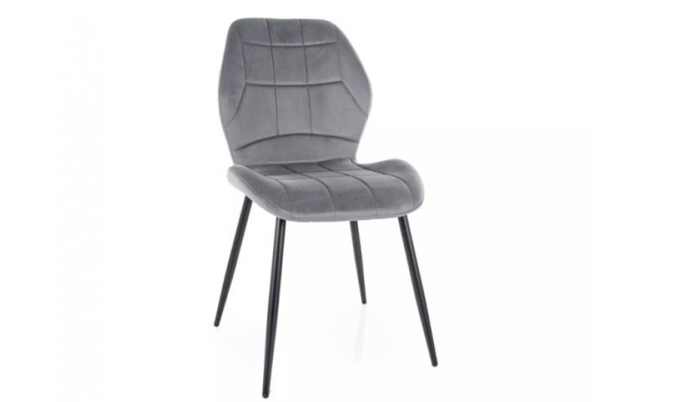 Dining chair JAKE velvet Bluvel 14 grey | Chairs | ZIPhome.ee image 1
