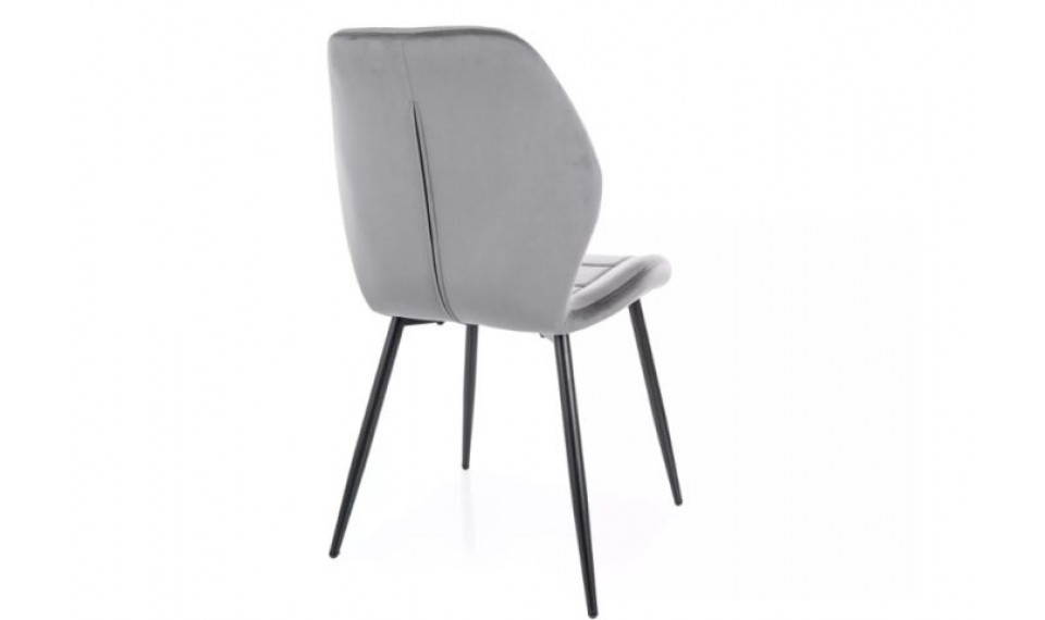 Dining chair JAKE velvet Bluvel 14 grey | Chairs | ZIPhome.ee image 2