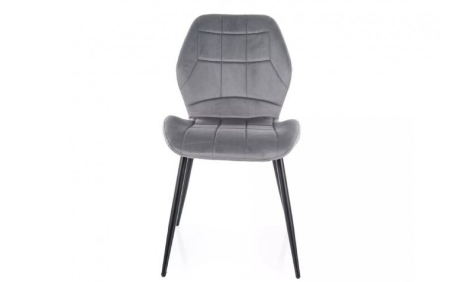 Dining chair JAKE velvet Bluvel 14 grey | Chairs | ZIPhome.ee image 3