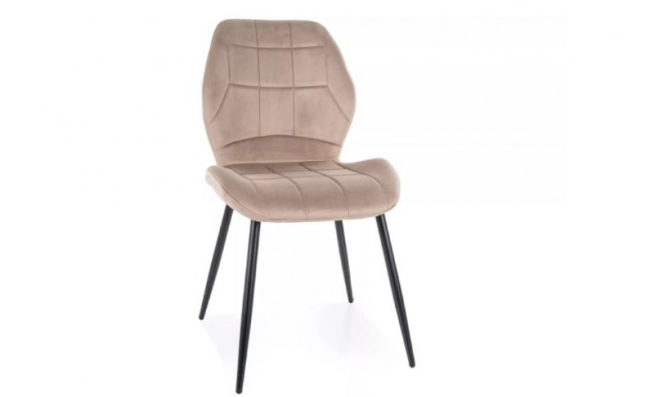 Dining chair JAKE velvet Bluvel 40 dark beige | Chairs | ZIPhome.ee image 1