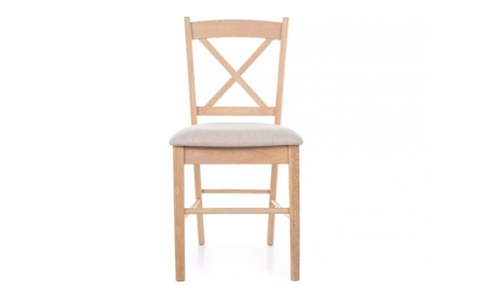 Dining chair CD-56 oak/light beige | Chairs | ZIPhome.ee image 2