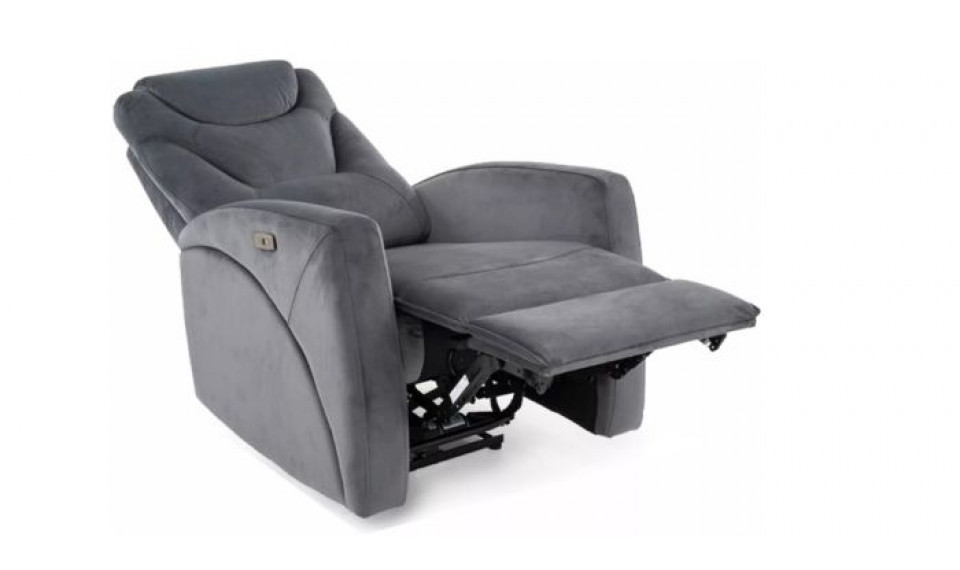 Kronos Velvet convertible armchair grey 14 | 100% Quality Kronos Velvet convertible armchair grey 14 | Armchairs | ZIPhome.ee image 2