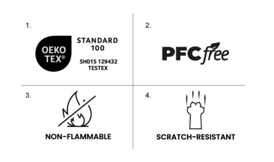 Pouf Doti B 38 cm grey Bluvel 14 | Soft furniture | ZIPhome.ee image 4