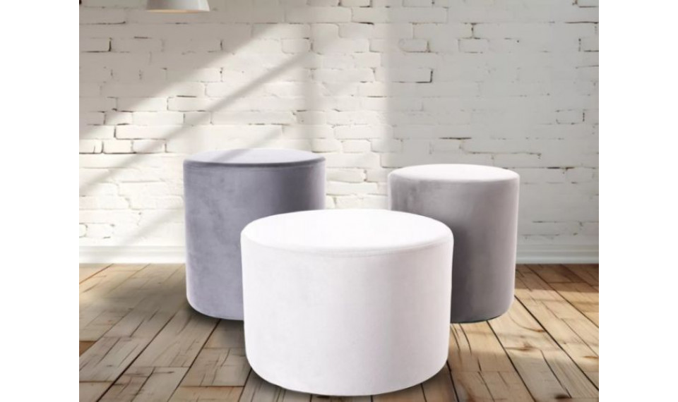 Pouf Doti B 38 cm grey Bluvel 14 | Soft furniture | ZIPhome.ee image 3