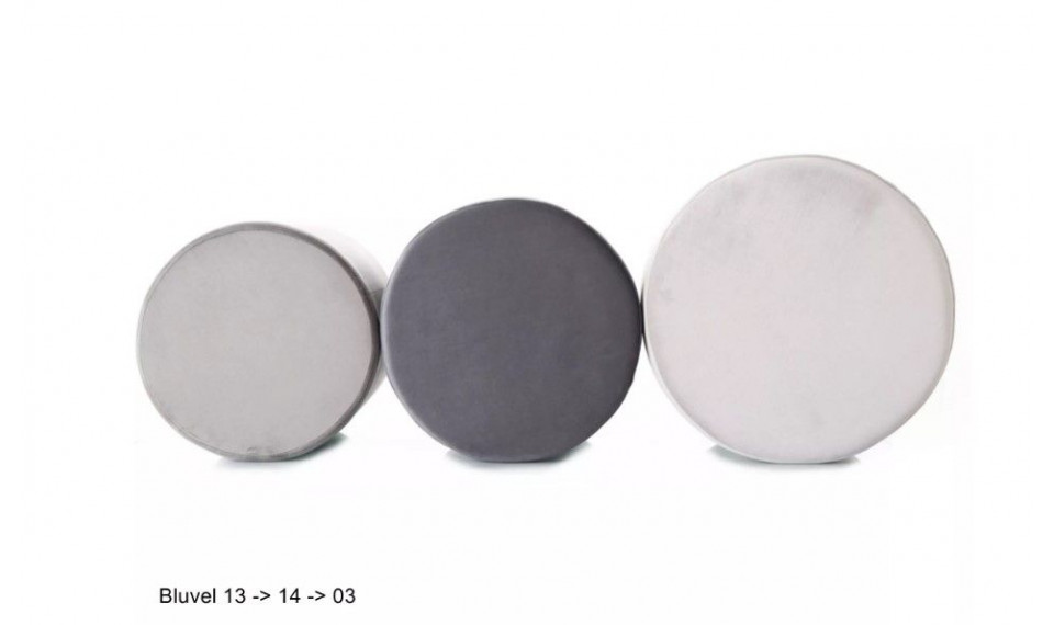 Pouf Doti C light grey Bluvel 03 | Soft furniture | ZIPhome.ee image 5