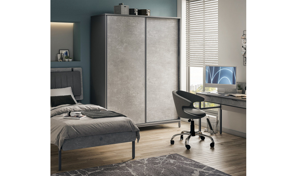 SPACE GRAY lükandustega riidekapp | Laste riidekapid | ZIPhome.ee pilt 5