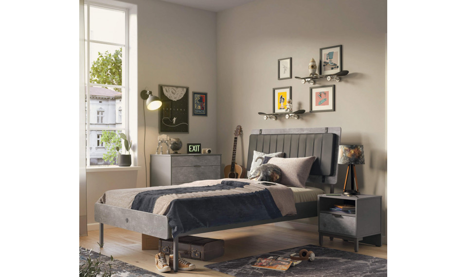 SPACE GRAY voodi (100x200 cm) | Laste voodid | ZIPhome.ee pilt 2