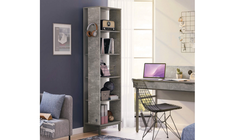 SPACE GRAY raamaturiiul | Laste riiulid | ZIPhome.ee kuva 2