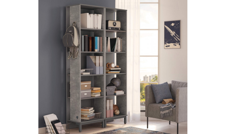 SPACE GRAY raamaturiiul | Laste riiulid | ZIPhome.ee kuva 3