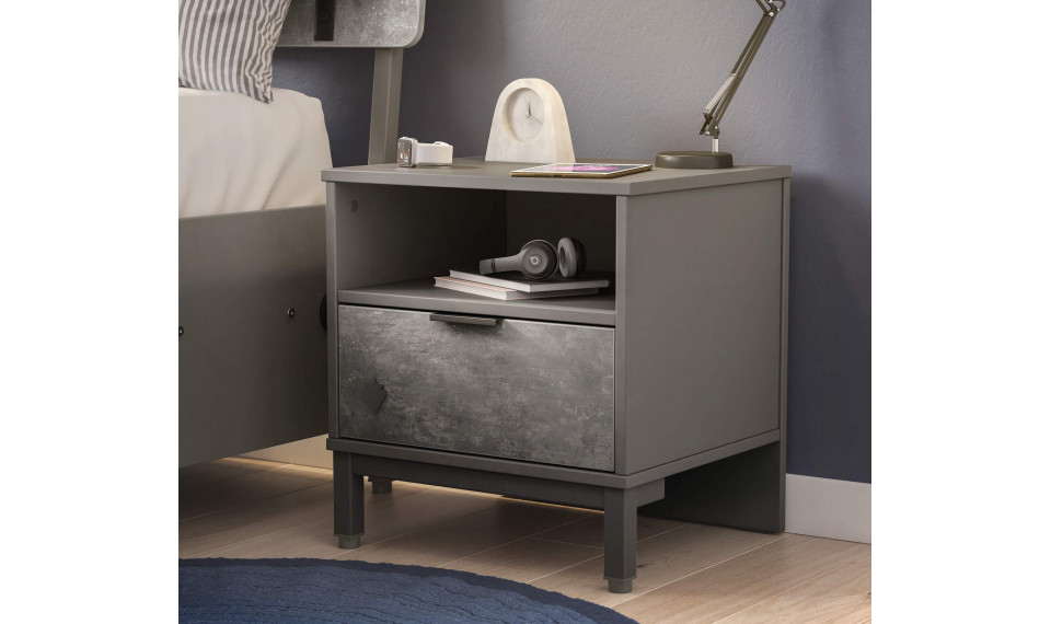 SPACE GRAY прикроватная тумбочка | Детские прикроватные тумбочки | ZIPhome.ee изображение 2