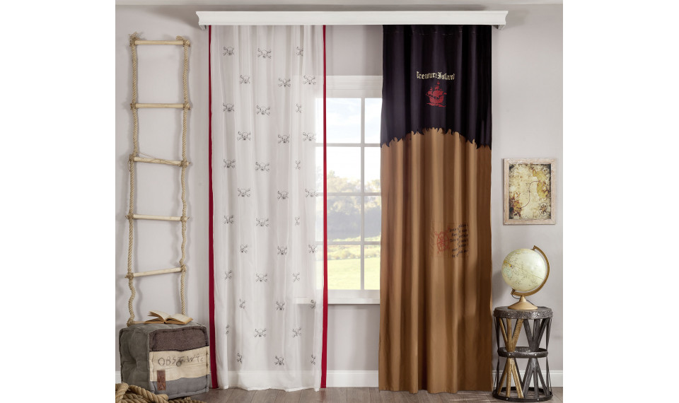 PIRATE тюлевая занавеска (140x260 cm) | Текстиль для детской | ZIPhome.ee изображение 2