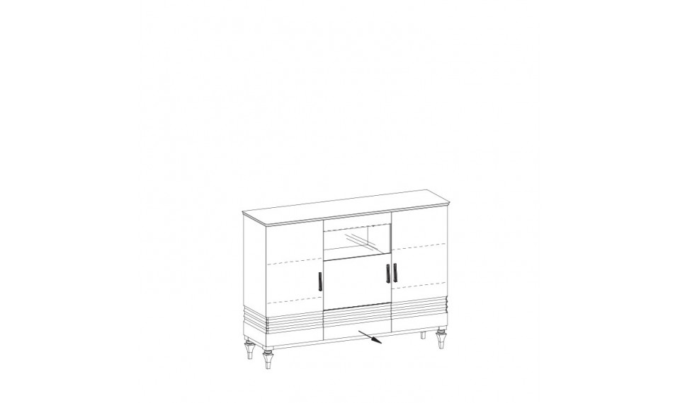 TORINO TO-KB/D sideboard L/R | TORINO | ZIPhome.ee kuva 3