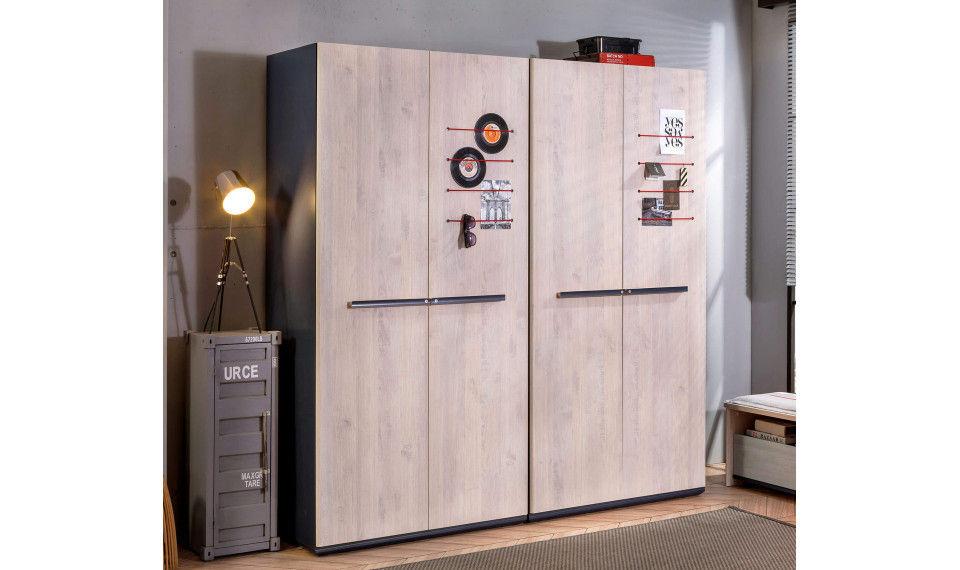 TRIO 2-ukseline riidekapp | Laste riidekapid | ZIPhome.ee pilt 6